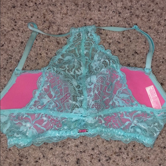 Blue PINK Racerback Bralette - Picture 2 of 4